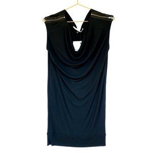 Diane Von Furstenberg Hendricx Black Zipper Dress